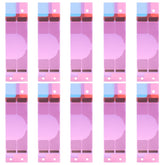 10 PCS for iPhone 8 Plus Battery Adhesive Tape Stickers